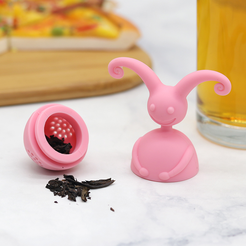 硅橡膠茶葉過(guò)濾器，小丑人硅膠茶漏_硅膠用品