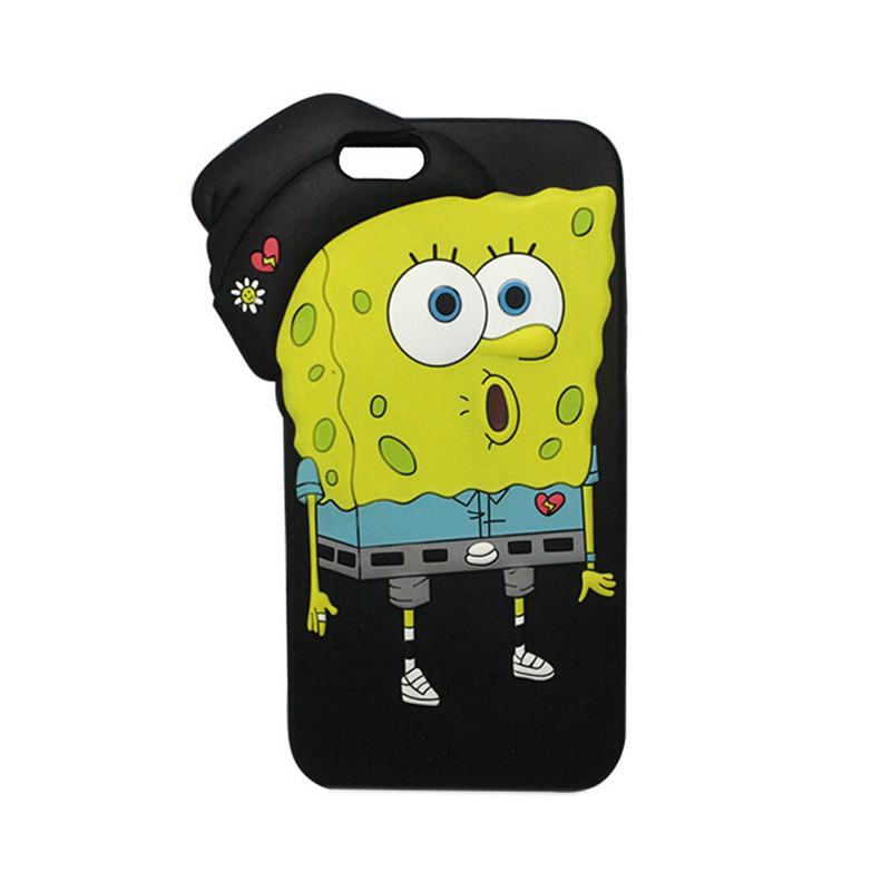 卡通動物硅膠手機(jī)殼，全包防摔手機(jī)套-硅膠套