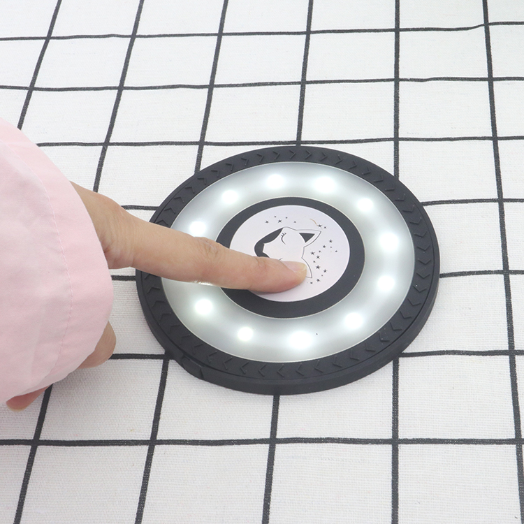 多彩LED燈杯墊硅膠制品硅膠墊支持硅膠制品定制 多彩LED燈杯墊硅膠制品硅膠墊支持硅膠制品定制