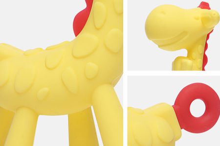 硅膠嬰兒牙膠局部展示圖 硅膠嬰兒牙膠局部展示圖