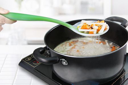 不粘鍋硅膠漏湯勺 不粘鍋硅膠漏湯勺